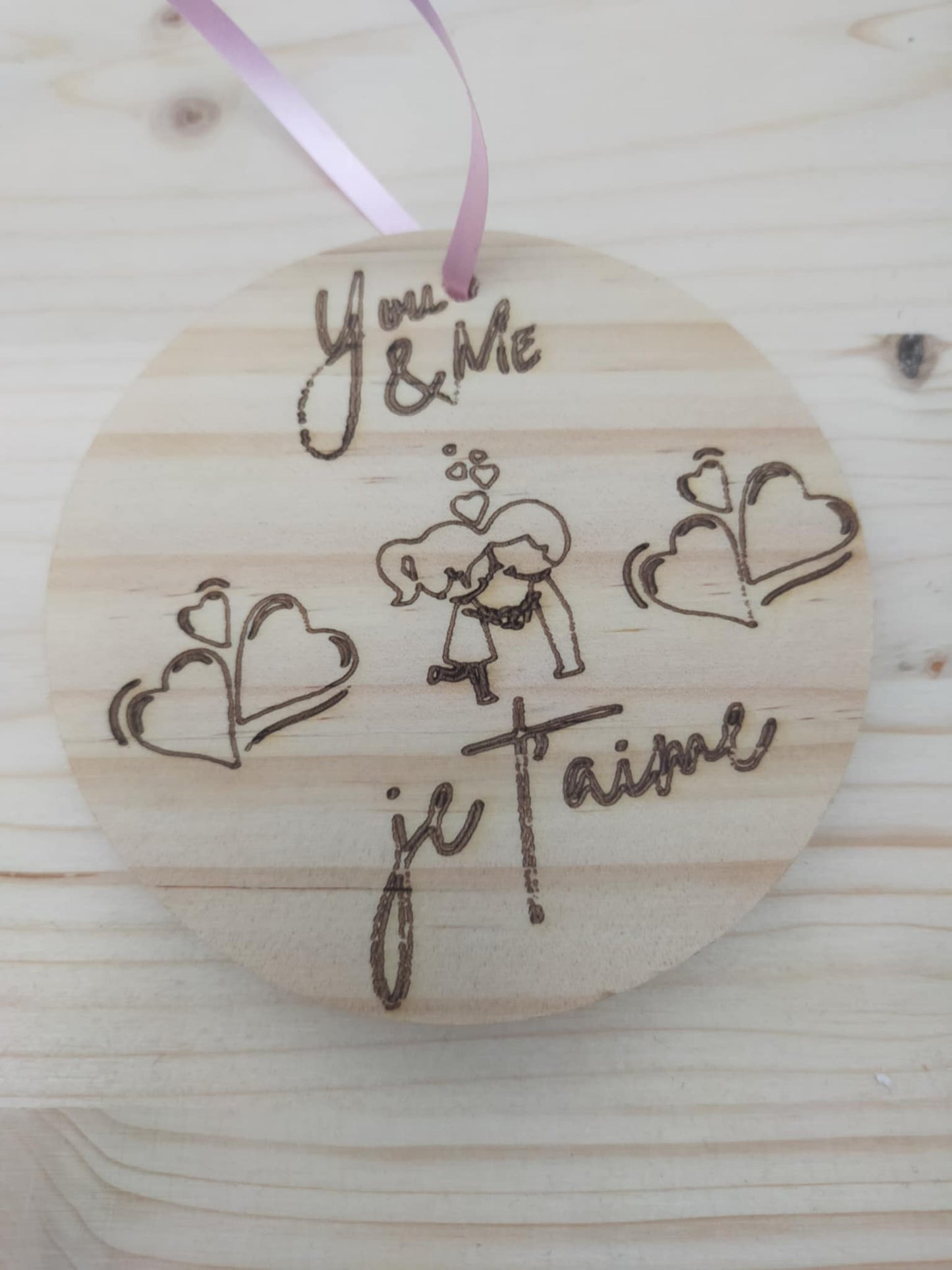 Disque en bois personnalisable