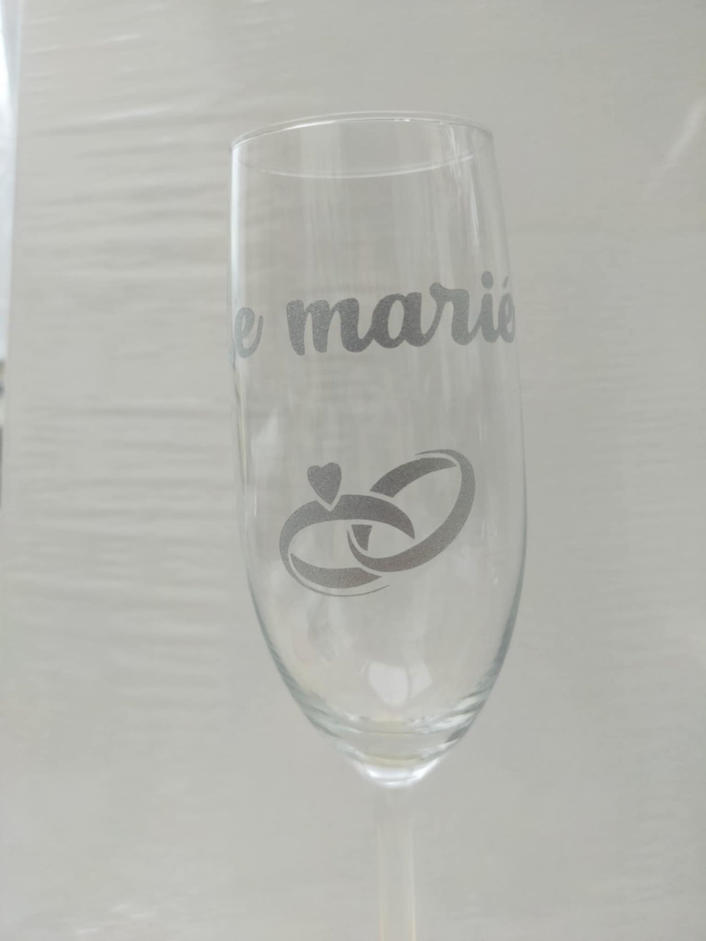Coupe à champagne sublimée