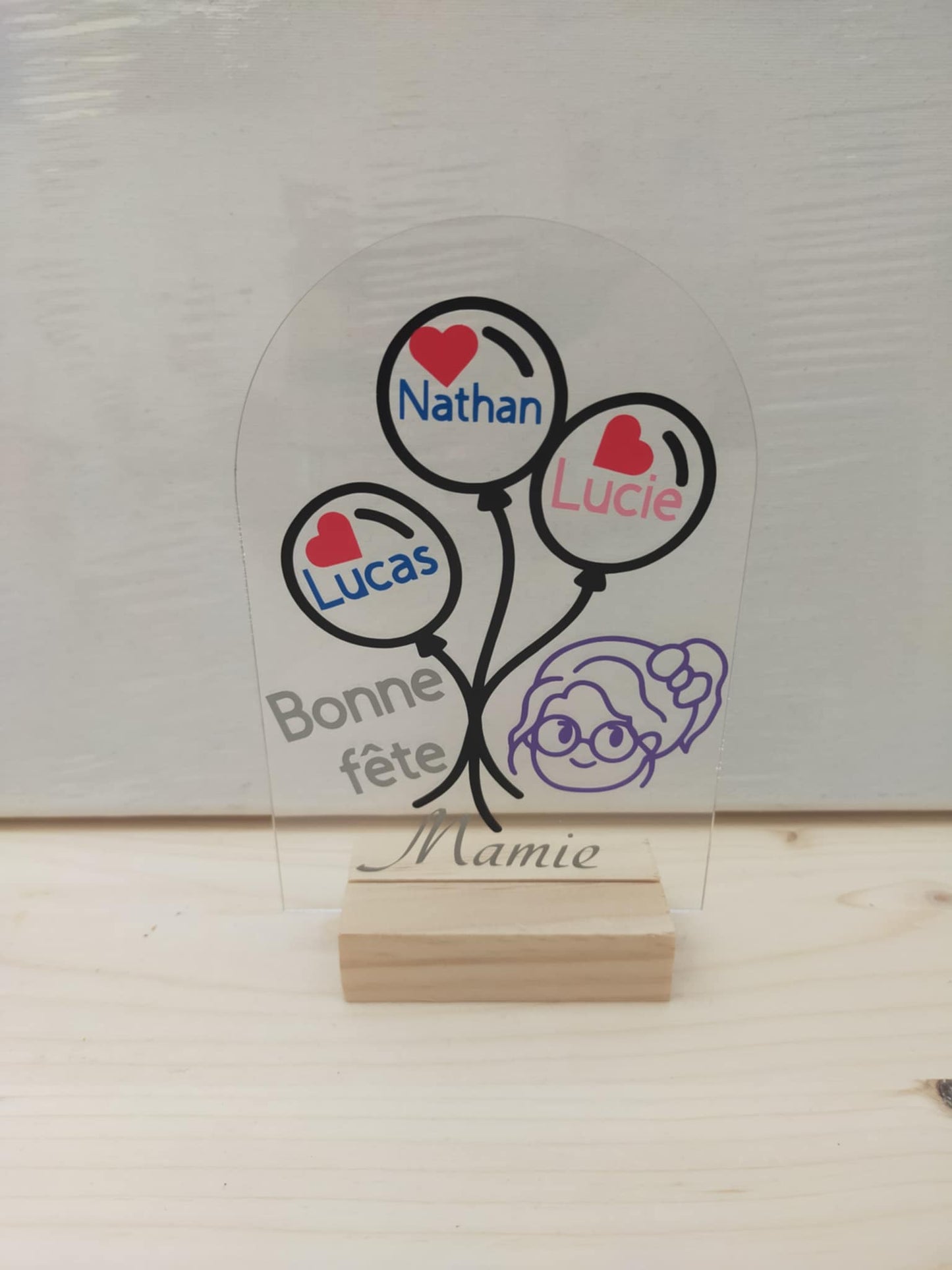 petite pancarte en plexi