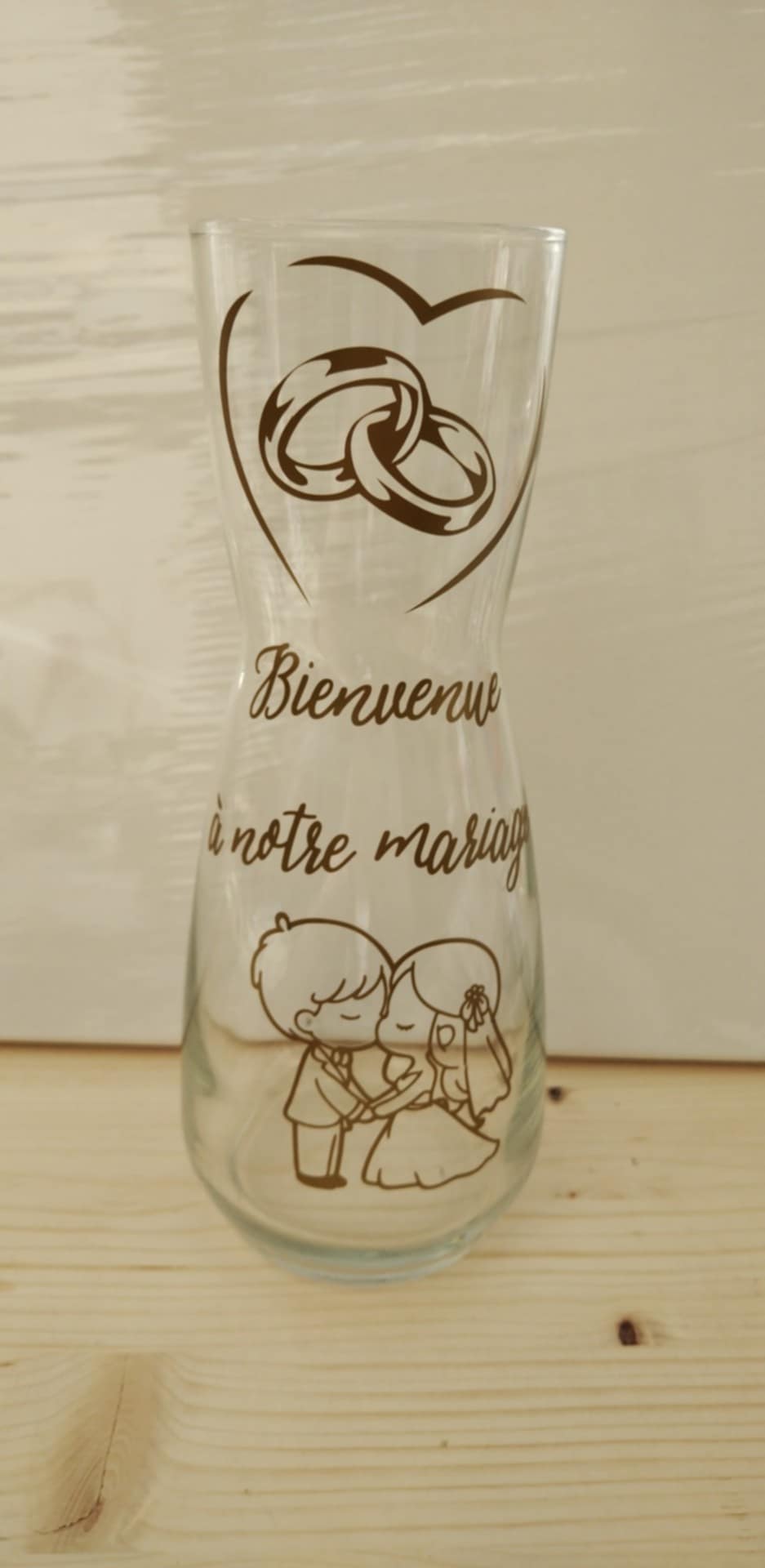 Vase en verre