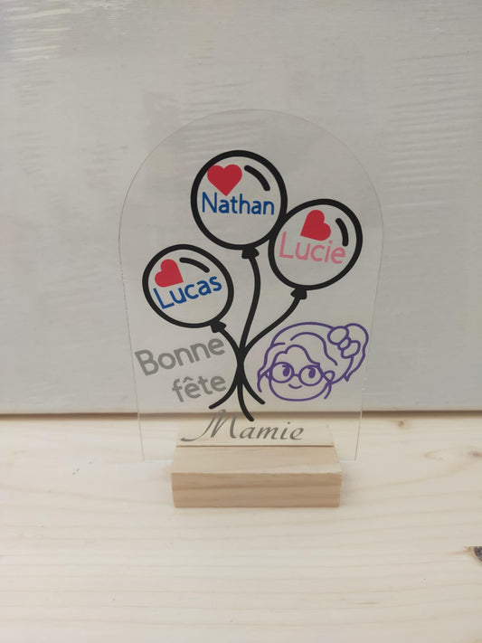 petite pancarte en plexi